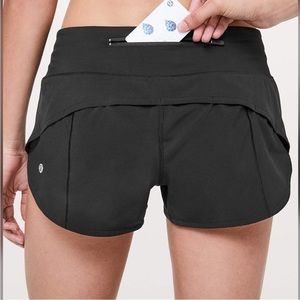 Lululemon black peed up short.